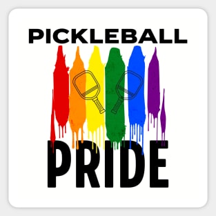 Pickleball Pride LGBTQ Pickleball Gift Pride Month Sticker